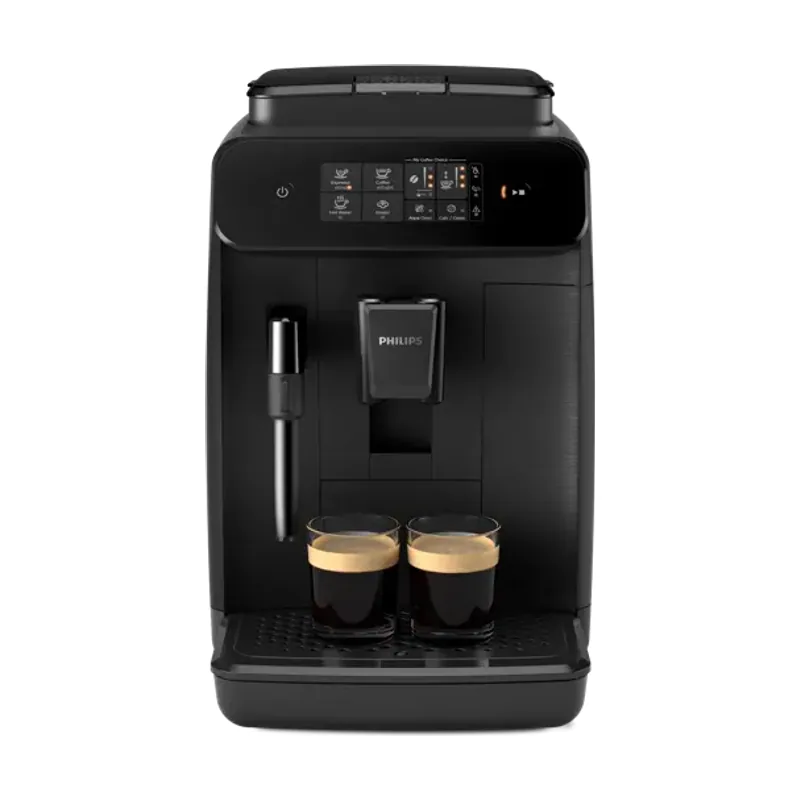 Philips Cafetera espresso Philips Panarello 800 Negro 2 Bebidas de Café EP0820/00