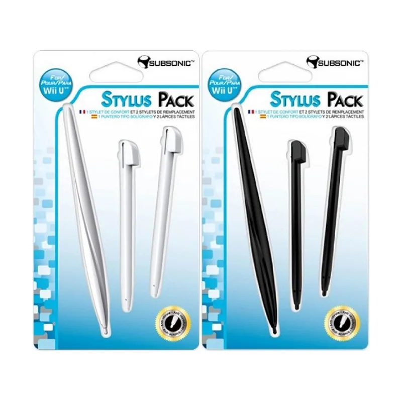 Subsonic Nobilis Stylus Pack 2 Stylus + 1 Tipo Pluma Nintendo Wii U