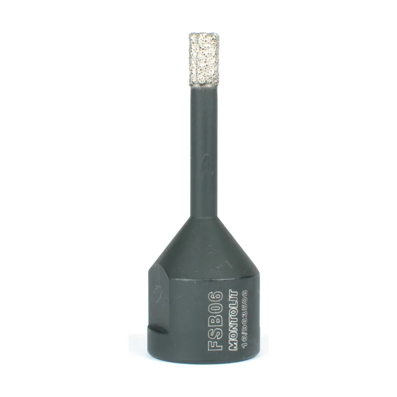 Montolit korona do wiercenia na sucho/mokro mondrillo black fi 6mm