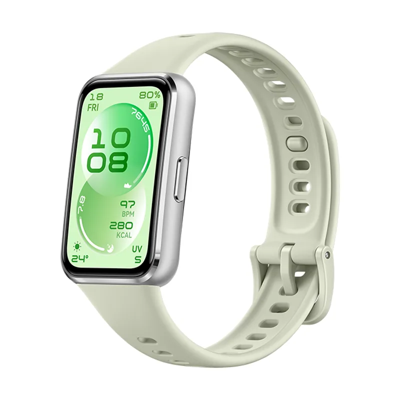 Huawei Band 11 Verde Fluoroelastómero Caja de Aleación de Aluminio