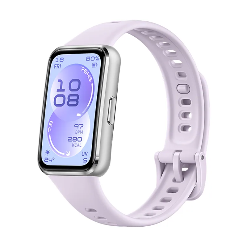 Huawei Band 11 Violeta Fluoroelastómero Caja de Aleación de Aluminio