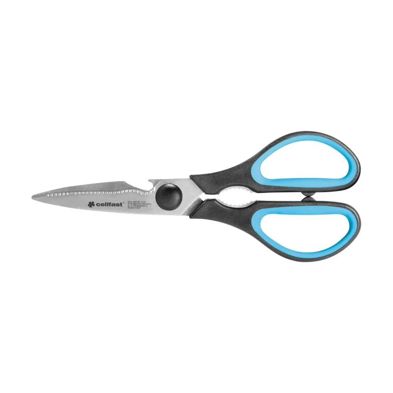 Cellfast ERGO Tijeras Multifuncionales con Protector de Hoja Tijeras de Podar 21cm