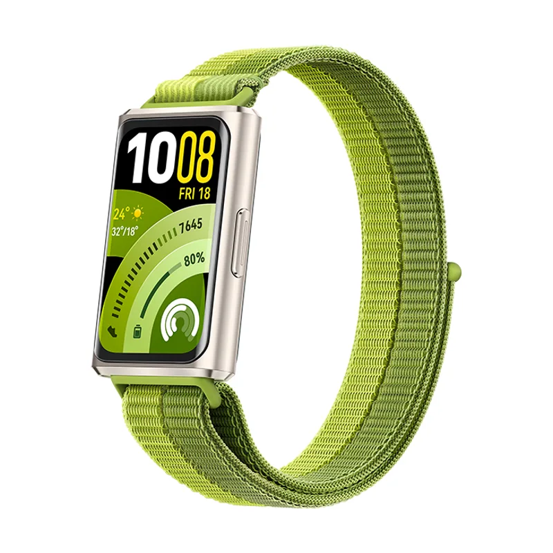 Huawei Band 11 Pro Verde Nylon Caja de Aleación de Aluminio