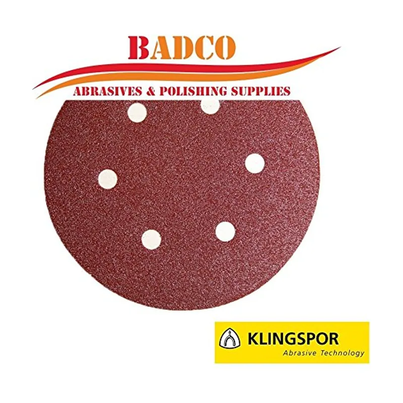 Klingspor 150 mm discos de papel de lija/papel de lija 5 ps18ek
