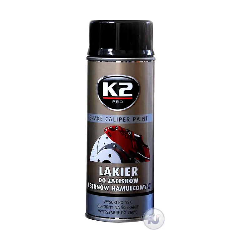 Melle K2 Pintura para Pinzas de Freno Anticalórica Negro Alta Resistencia a Temperaturas hasta +260°C 400 ML