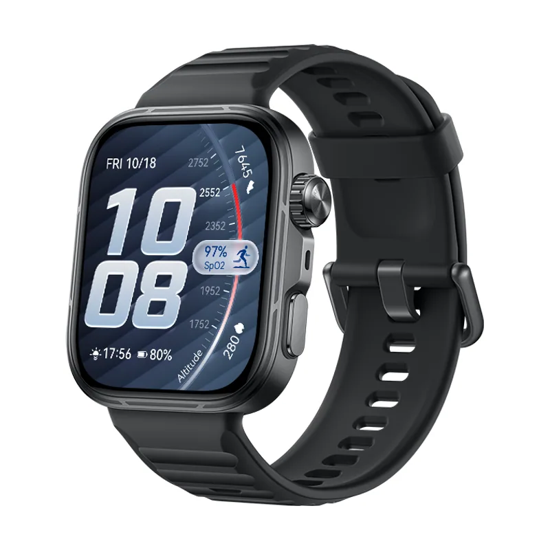 Huawei WATCH FIT 5 Pro Negro Fluoroelastómero/Pantalla FullView/Cristal de Zafiro/Mini-Workout