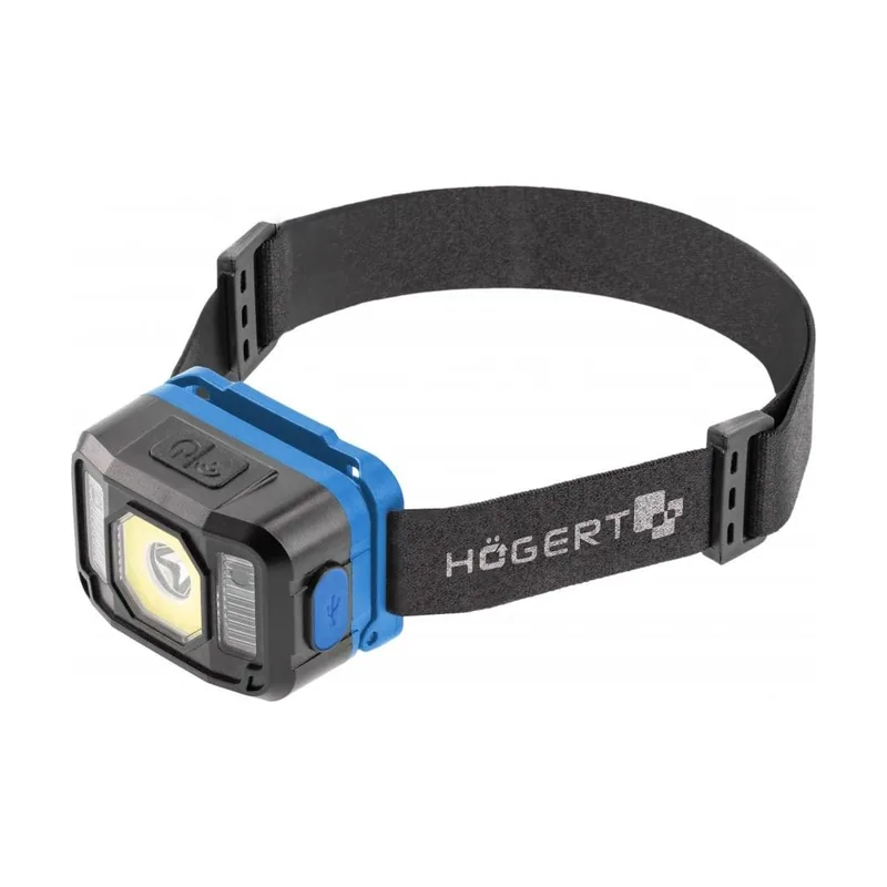 Gtv Hogert latarka czołowa led usb 7 funkcji