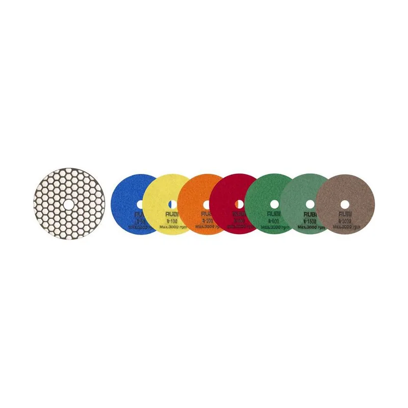 Rubi Disco Diamante Para Pulir Seco Ø100 Mm