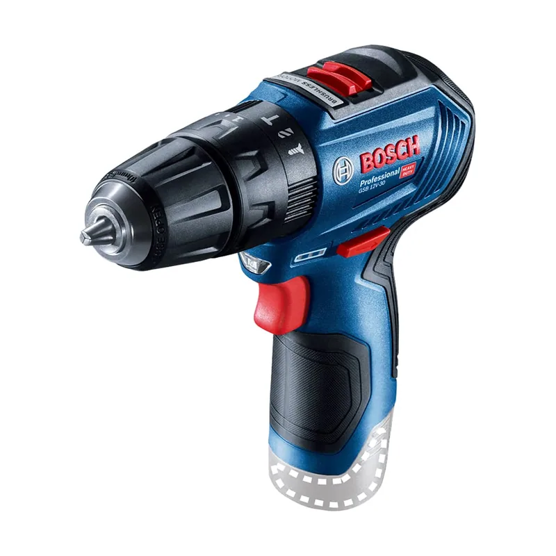Bosch wiertarko-wkrętarka udarowa 12v 30/17nm bez akumulatorów i ład. brushless gsb 12v-30 solo