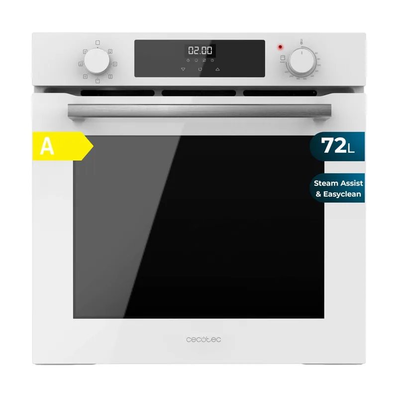 Cecotec Horno Multifunción Integrable 60cm Bolero Hexa M226000 Glass White A.