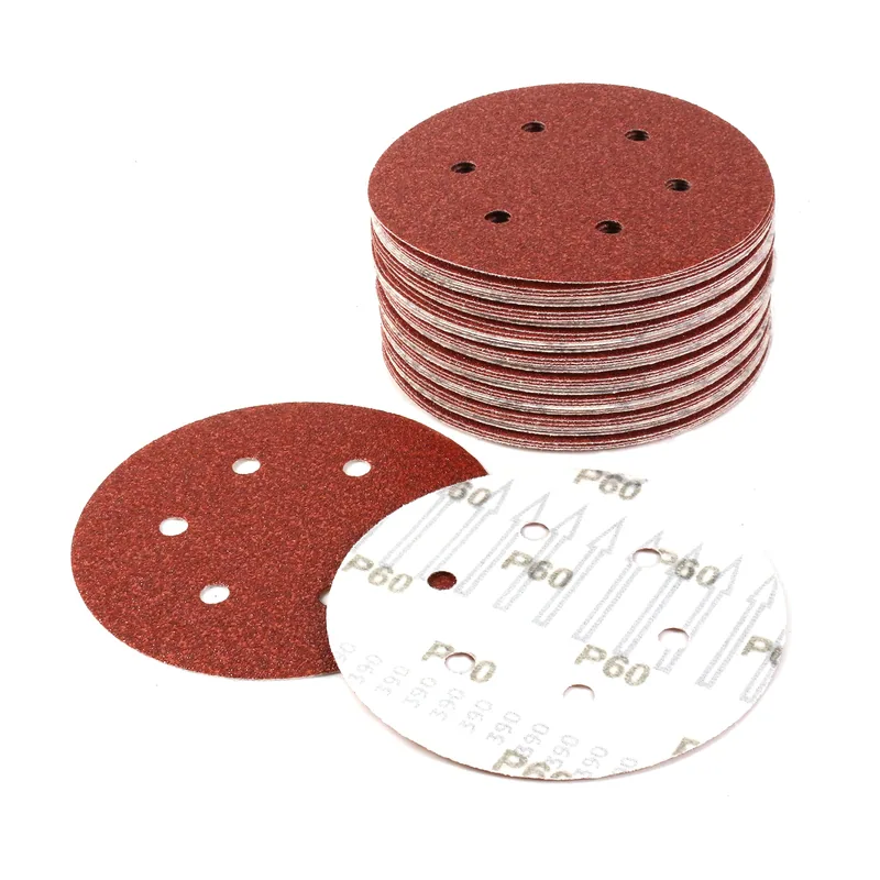 Klingspor 150 mm discos de papel de lija/papel de lija 5 ps18ek