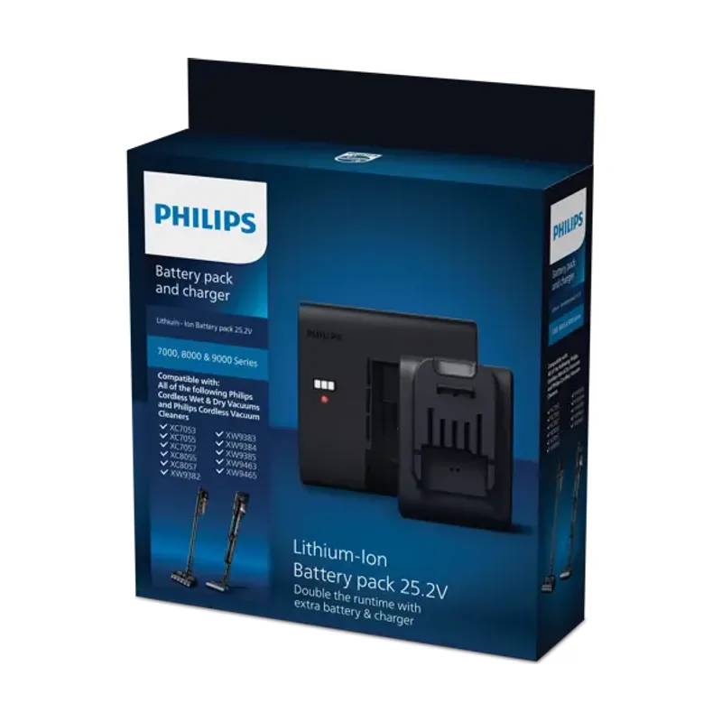 Philips Pack de batería y cargador Pack de batería de iones de litio de 25,2 V XV1797/01