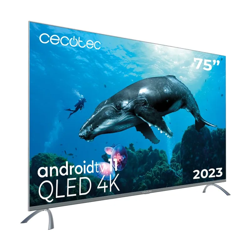 Cecotec Televisor QLED Smart TV V3+ Series VQU30075+