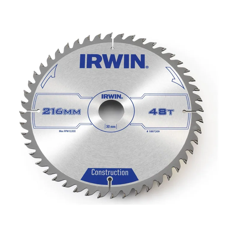 Irwin Disco sierra circular 216mm/48t inglete