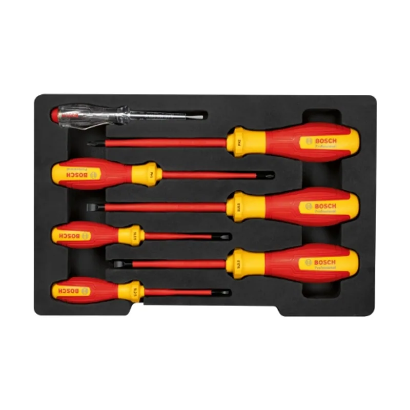 Bosch Professional juego de destornilladores VDE SL/PH un destornillador buscapolo 7 piezas
