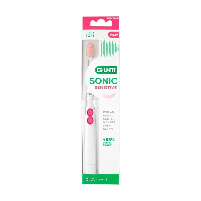 Sunstar Gum Sonic Sensitive Ultra Soft Cepillo Eléctrico Sónico