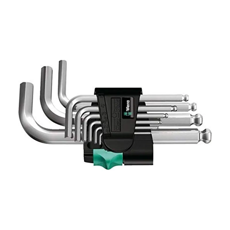 Wera 05133163001 llave hexagonal Llave allen Métrico 9 pieza s