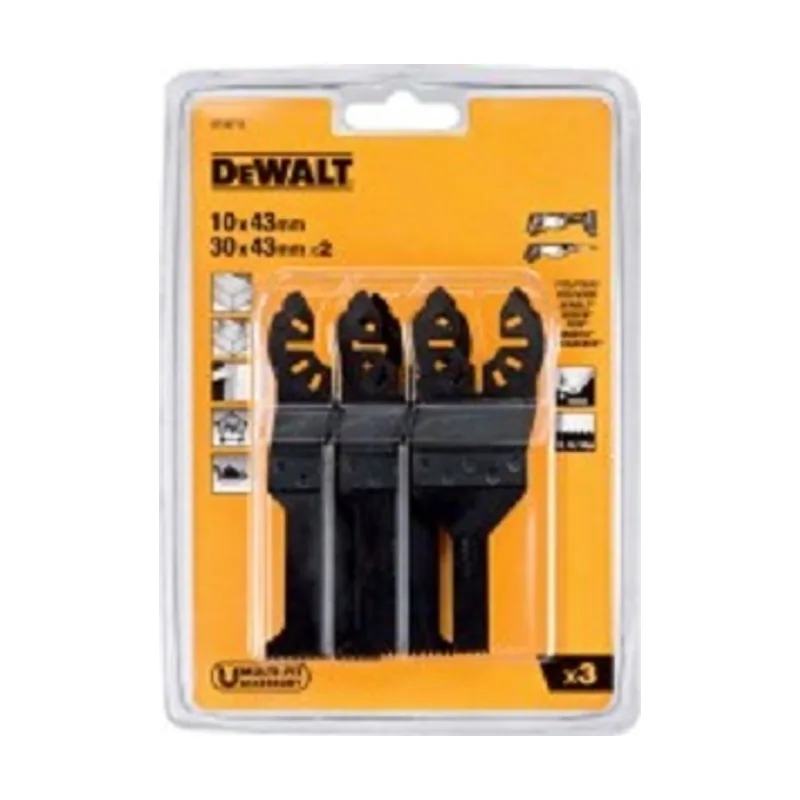 Stanley DeWalt DT20713-QZ DT20713-QZ-Juego de 3 hojas de sierra DT20701-QZ