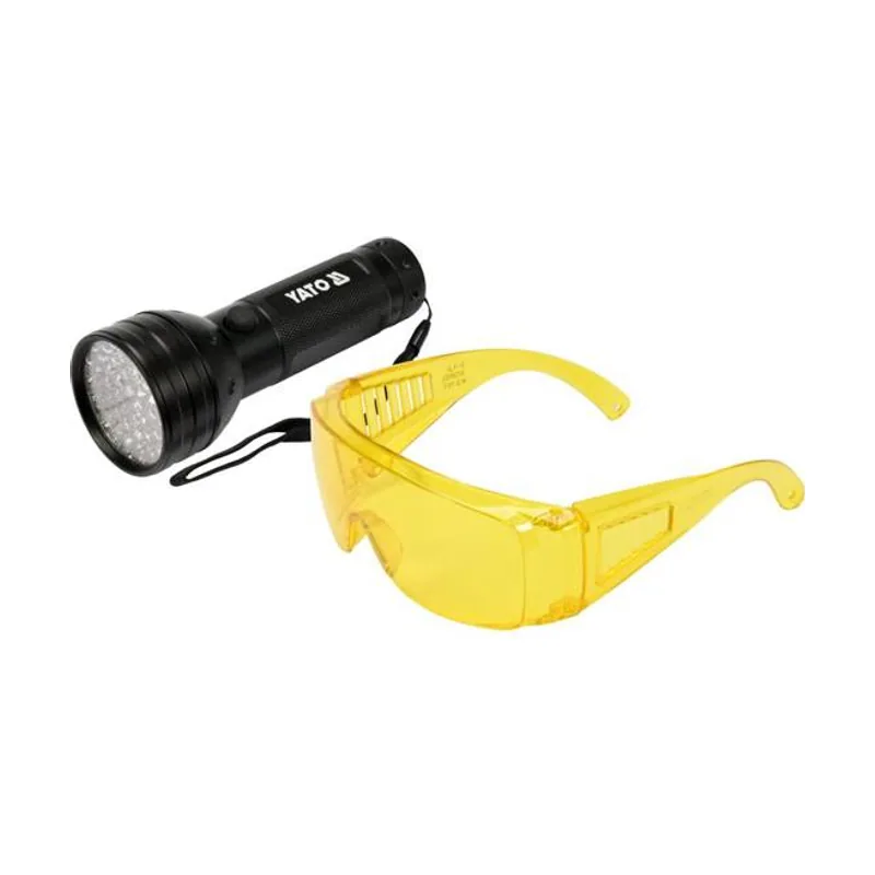 Yato YT-08581 linterna Negro Linterna con cinta para cabeza UV