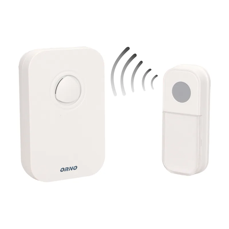 Orno Fado DC Timbre Inalámbrico Exterior Impermeable Blanco con 36 Melodias