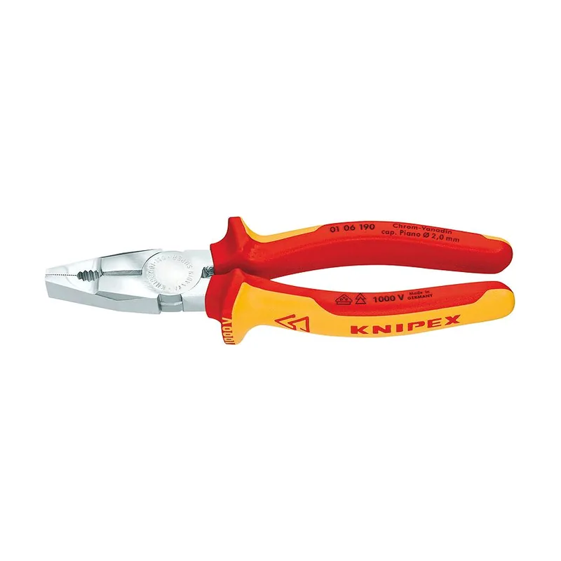 Knipex Alicate universal cromo vanadio cromado