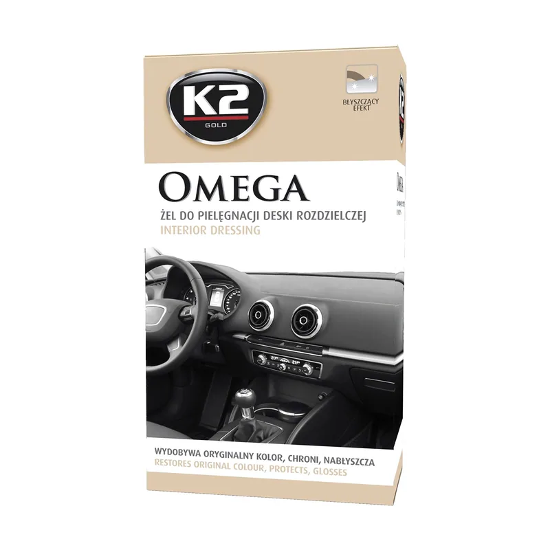 Melle Kit Limpiador de Salpicaderos Abrillantador K2 OMEGA 500 mL