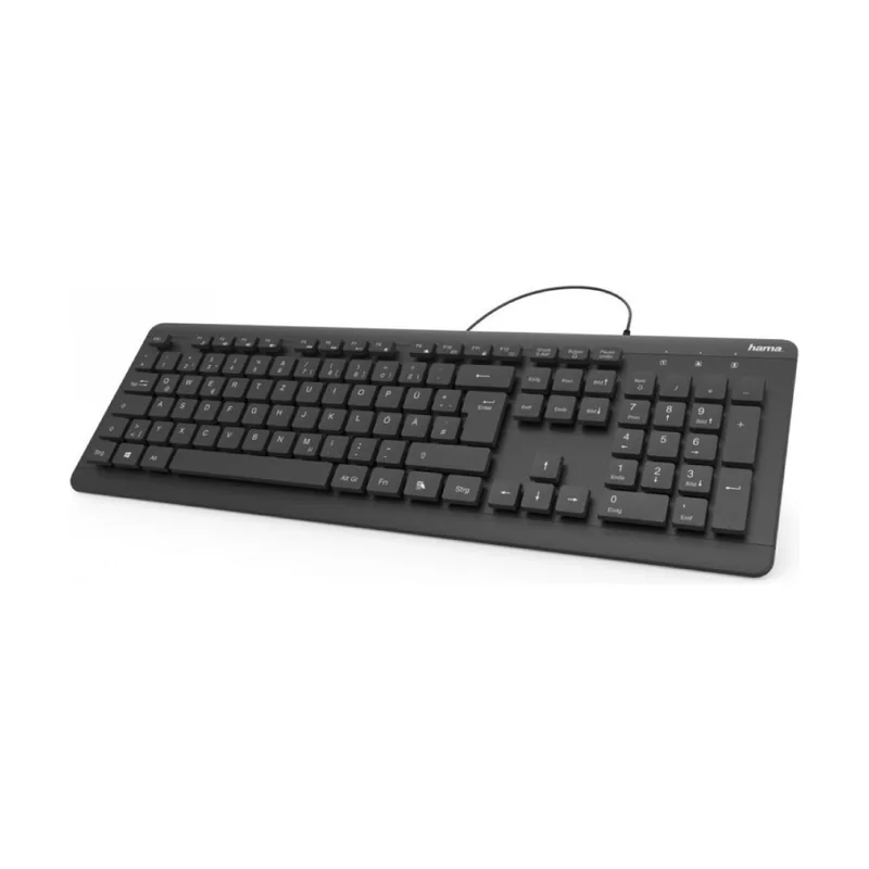 Hama Teclado con Cable Teclado Resistente a salpicadiras