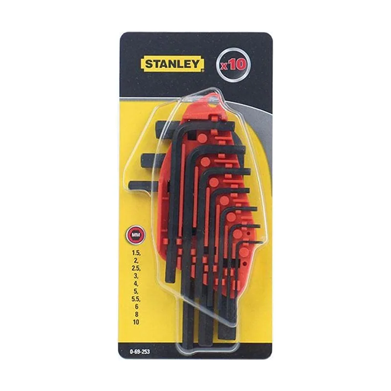 Stanley Allen Juego de llaves hexagonales 1,5 10 mm