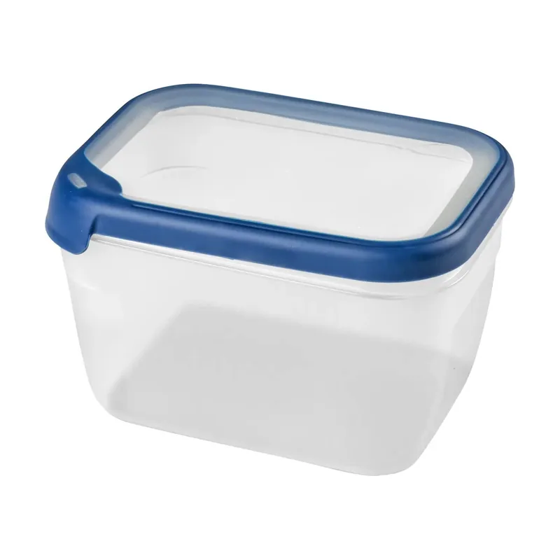 Keter Curver Recipiente Rectangular 2,4 l Transparente Azul 20x15x13 cm