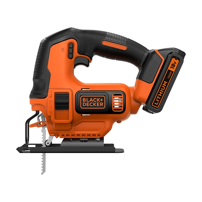 Black+Decker Sierra de Calar a Batería Inalambrico 18 V 2.0Ah BDCJS18