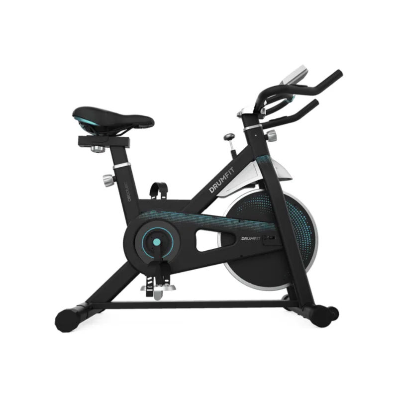 Cecotec Bicicleta Indoor DrumFit Indoor 13000 Delfos. Volante de Inercia de 13 Kg