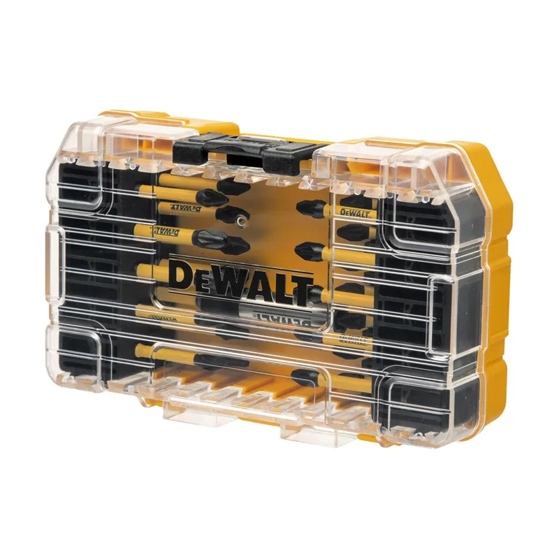DeWalt Juego de 25 piezas en estuche tipo Tough Case para atornillar con llaves de vaso de limpieza fácil. Puntas FLEXTORQ