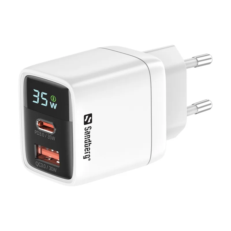 Sandberg 2in1 Charger 1xUSB-C 1xUSB