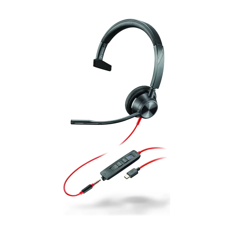 HP monoaurales Poly Blackwire 3315