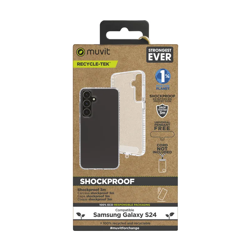 Muvit for Change Funda Shockproof 3m Compatible con Samsung Galaxy S24
