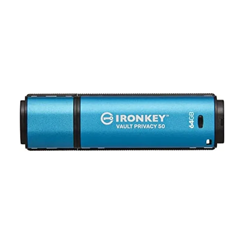 Kingston IronKey Vault Privacy 50 USB con certificación FIPS 197 y cifrado XTS-AES de 256 bits para la protección de datos