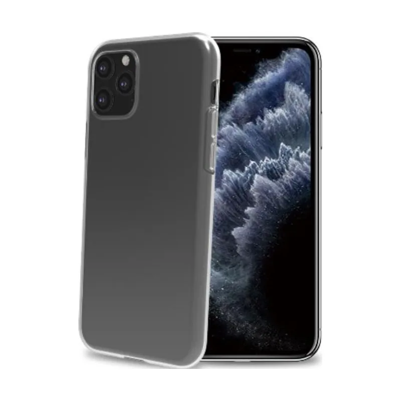 Celly Pack Antibacterias Funda y Protector de Pantalla para iPhone 11 Pro