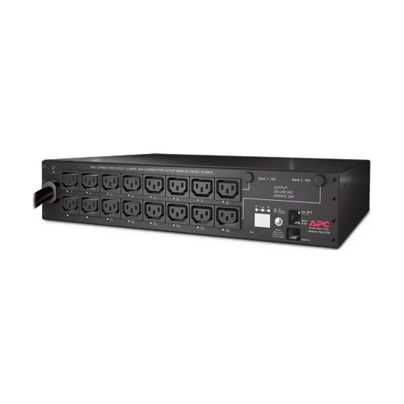 APC AP7911B de distribución de energía PDU 2U Negro 16 salidas AC