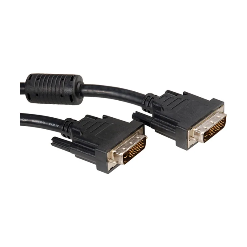 Itb solution ROLINE Cable de Monitor DVI Macho a Macho Link 24+1 Polos