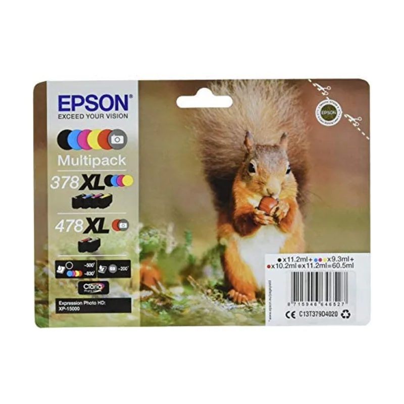 Epson Squirrel Multipack 6-colours 378XL