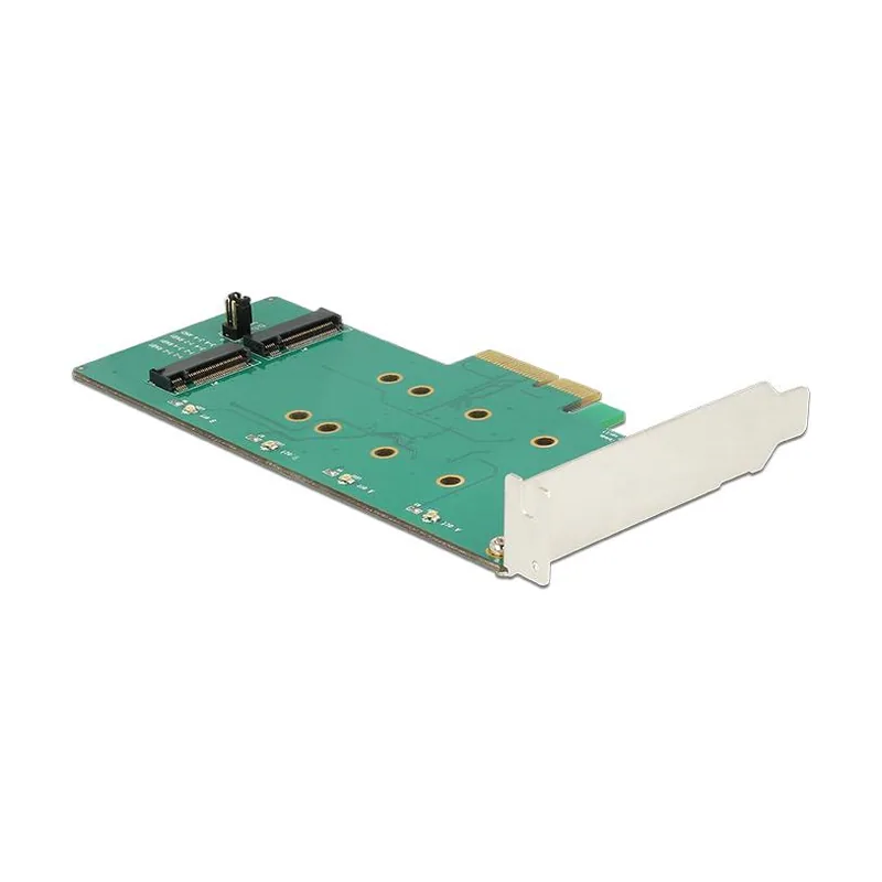 Delock Tarjeta PCI Express > 2 x internas M.2 Key B con Raid