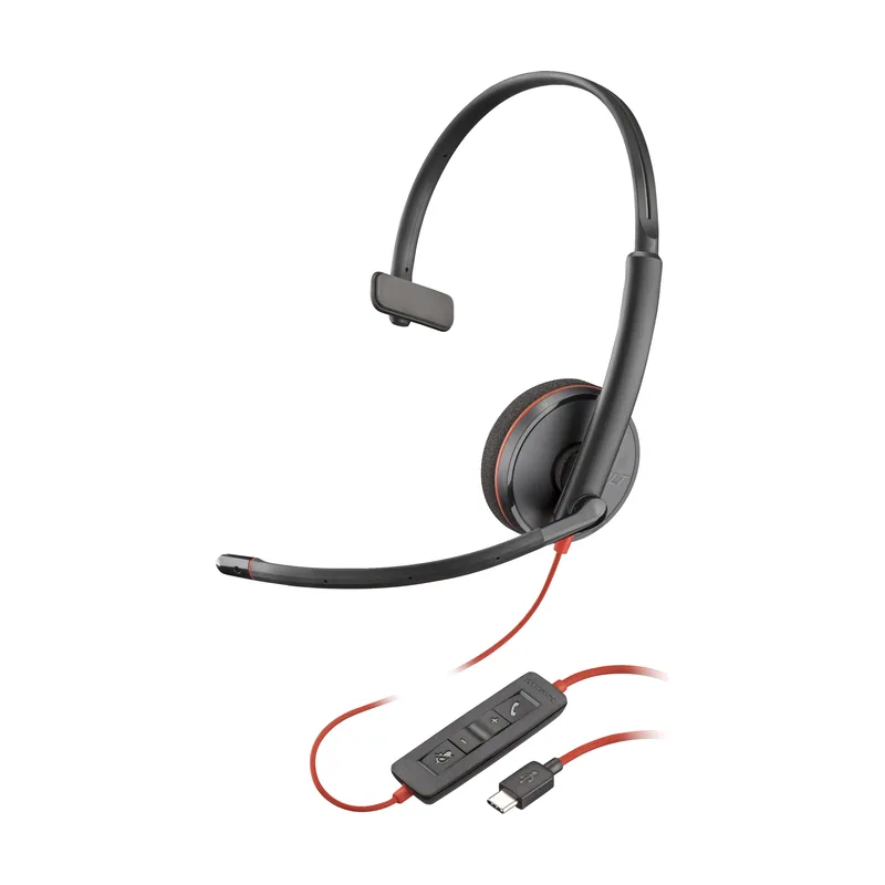 HP monoaurales Poly Blackwire 3210