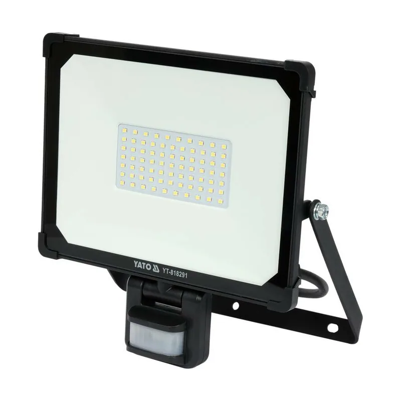 Yato Foco LED SMD 50 W 4750 lm con sensor de movimiento