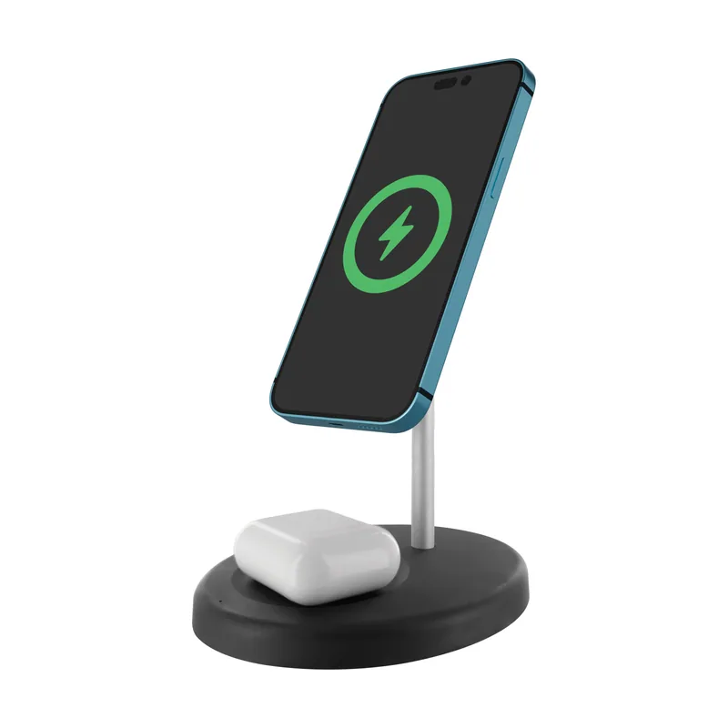 Muvit for change cargador 2 en 1 soporte magsafe+iwatch/airpod