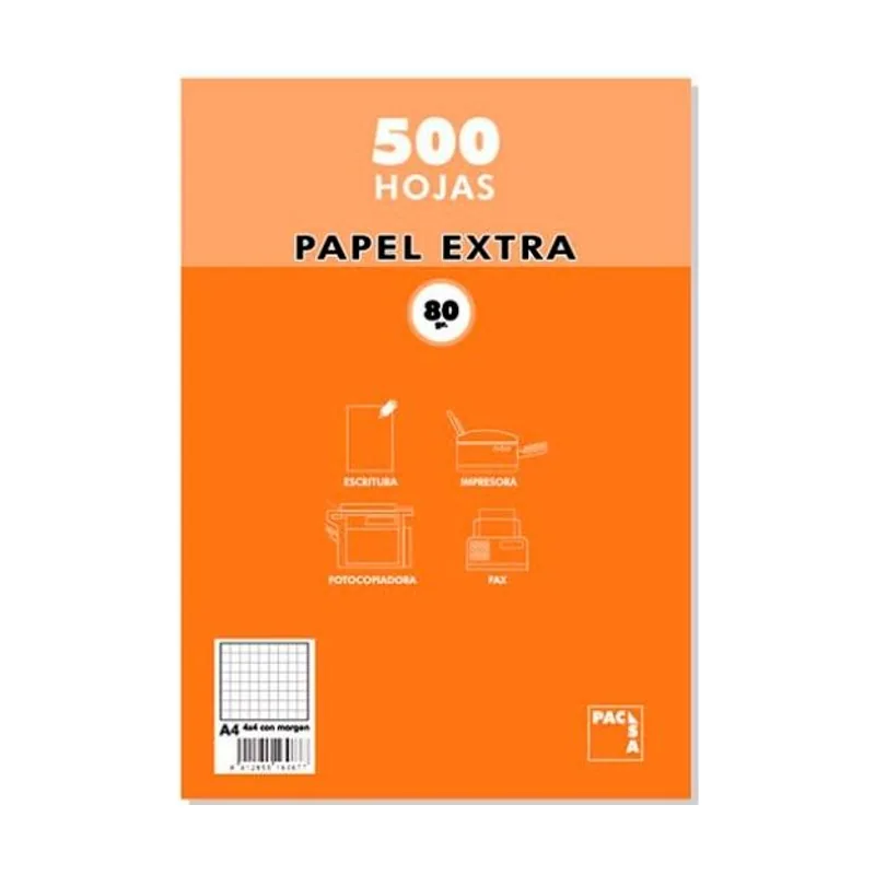 Pacsafe Papel para Imprimir Pacsa 500 Hojas Blanco A4