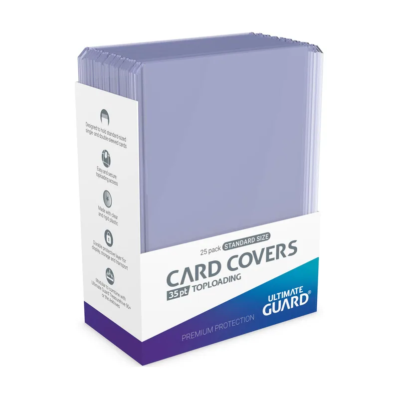 Ultimate guard card covers toploading 35 pt transparente pack 25