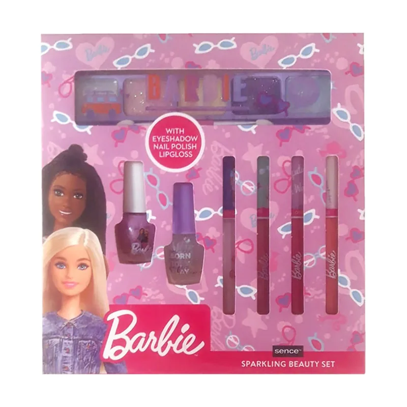 Sence Kit de Belleza Barbie para Ninñas con 7 piezas