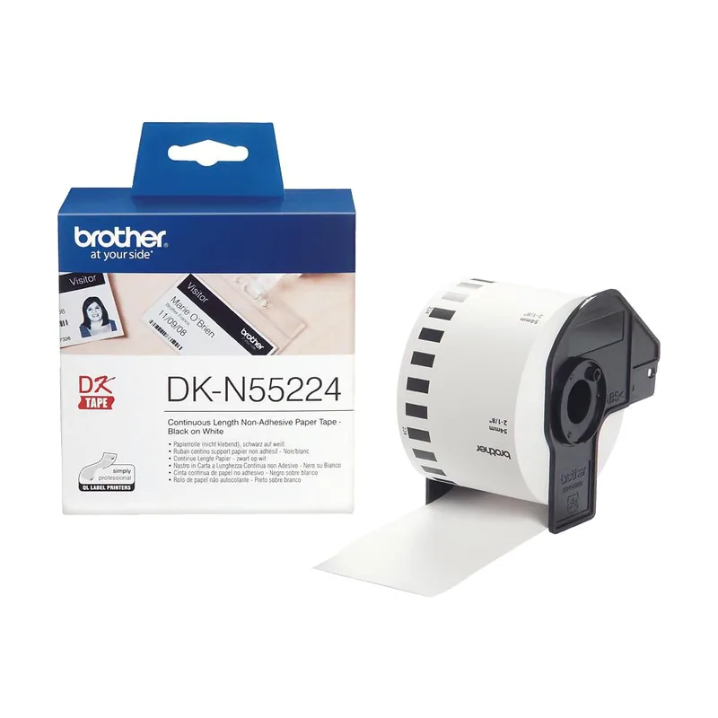 Brother Dkn55224 non adhesive paper