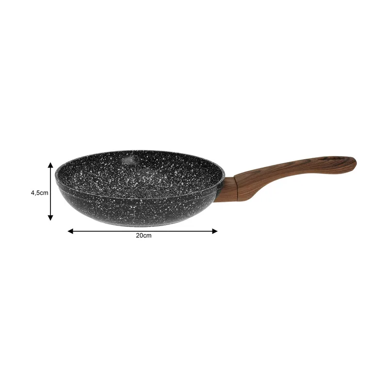 Kinghoff King Hoff Sartén Granito Madera 20 cm KH de 1027