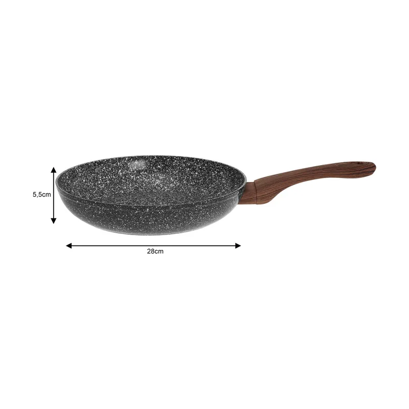 Kinghoff King Hoff Sartén Granito 28 cm sartén Antiadherente Inducción KH CC-1029.